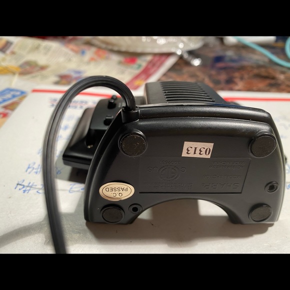 Sharp Model SPC106Digital Alarm Clock Display Blue Shape of Flatscreen TV - Picture 12 of 12